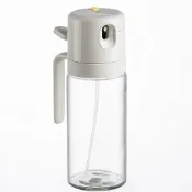 (店+)【D+ 滴家】新式倒噴一體 噴倒兩用油瓶 二合一玻璃油壺 550ml 玻璃油壺 噴油罐 防漏油罐壺 油瓶調味罐 氣炸鍋 家用調料瓶