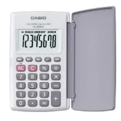 (店+)【CASIO 卡西歐】8位數 國家考試專用輕薄掀蓋式計算機HL-820LV-BK/WE