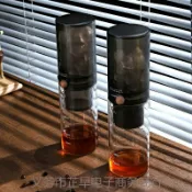 港灣小站 【冰滴萃取】咖啡壺 冰滴咖啡壺 手沖咖啡壺 滴濾式咖啡壺 過濾萃取壺 商用家用兩用 耐熱玻璃 細緻濾網 冷萃專用 慢速萃取 醇厚風味