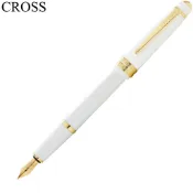 【Penworld】CROSS高仕 貝禮輕盈亮白金夾鋼筆 AT0746-10FF