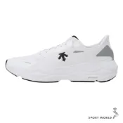 Descente 迪桑特 慢跑鞋 男鞋 女鞋 網布 無鞋帶 白 SR313RRN77-WHT0