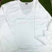 (店+)女厚棉長內衣 三槍牌宜而爽 圓領U領長袖內衣  白長袖內衣 宜而爽女長袖衛生衣 三槍牌