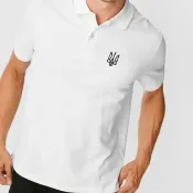 烏克蘭刺繡三叉戟Polo衫 | 烏克蘭製造