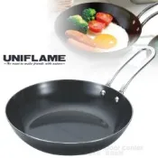 【日本 UNIFLAME】日本製 Pan 黑皮長柄迷你平底鍋.平底煎鍋.燒烤盤/ U666357