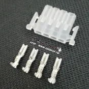 4P 090型 2.3mm JEY系列 母頭/把手開關/近遠燈開關/怠速熄火 開關/大燈開關插頭/接頭/光陽/三陽