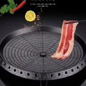 烤盤 烤肉盤 燒烤盤 韓式烤盤 不沾烤盤 露營烤盤 煎烤盤 韓式烤盤麥飯石多款烤肉盤無煙燒烤盤戶外卡式爐家用野外爐具烤盤