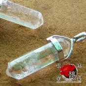 水晶【貞潔六角白水晶項鍊】吊墬 天然 透明 成色 手作 礦物 水晶柱 開運 含開光 馥瑰馨盛NS0517