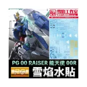 (店+)【BANDAI 萬代】【鋼普拉】雪焰水貼 BANDAI PG 1/60 GUNDAM 00 + 00 RAISER 能天使鋼彈 + 強化模組