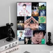 🎤JJ🎤JJ 林俊傑 週邊 林俊傑裝飾畵JJ專輯封麵週邊海報大閤集掛畵音樂臥室擺畵客廳壁畵 8SDY
