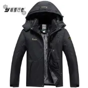 [極雪行者]SW-58B女男款/特種防水風雪polar-tech(15000mm)抗污抗靜電Polar加厚絨毛衝鋒衣(帽子可拆)