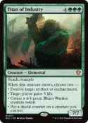 『魔窟』ECC英文普卡 M0117 Titan of Industry 指揮官MTG