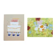 【久大文具】曼蒂生日厚卡 (25518~9) 卡片 生日卡 祝福卡 感謝卡 萬用卡 厚卡 080@0129
