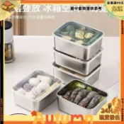 【桃園出貨】 不鏽鋼攜 加厚無味保鮮盒冰箱水果蔬菜 收納盒冷凍密封防潮 整理盒