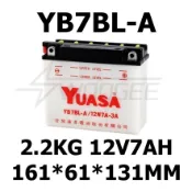 YUASA湯淺電池 YB7BL-A 原廠全新品 附發票 加水式電池 野狼 12N7A-3A 擋車