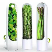 ⚡台灣現貨⚡️香草保鮮盒 蔬菜儲存器 香菜保鮮杯 筍竹保鮮器 保鮮 密封盒 保鮮杯 冷凍蔬菜 蔬菜盒 蔬菜保存 蔬菜保鮮