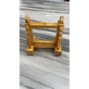 (店+)弘喧 令旗座 小 單孔 實木 令旗架 法器架 兵器架 太子槍架 關刀架 木架 遶境 神明法器座 單旗座 武器座