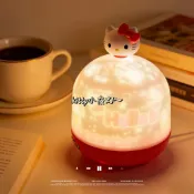 Hello Kitty 可愛造型藍💥牙喇叭 炫彩氣氛燈 桌面家用音💥響 送女友/閨蜜生日禮物推薦 交換禮物