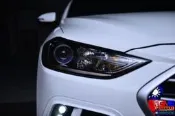 ELANTRA 17年 改裝 魚眼大燈 HID 模組 總成 H1加亮燈管 原廠樣式 可客製加工LED光圈
