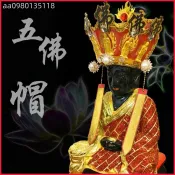 現💖免運🔥 五佛帽 神像裝飾帽 佛像披風帽子 神明帽 佛帽 祖師帽 地藏王帽子 清水祖師帽