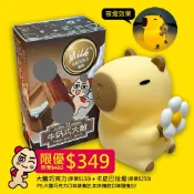 台灣現貨-大雕巧克力+卡皮巴拉小夜燈-聖誕交換禮物-地獄禮物-萬聖節-台灣伴手禮-生日禮物-伴手禮-品牌直營-大雕燒x