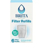 Brita 替換濾芯包 6入 (不含殼) 需搭配 Brita Refillable 體驗包 圓形 濾水壺 2023年底製