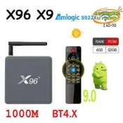 【好物推薦】機頂盒 x96 x9 s922x機頂盒6k8k高清安卓9千兆雙wifi電視盒子tv box