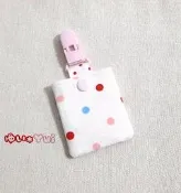 唯小伊手作＊粉粉水玉＊平安符袋/護身符袋/香火袋＊可愛＊客製