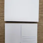 空白 A6 明信片組 - 創作您的專屬郵件藝術 | 300gsm