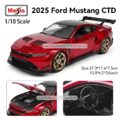Maisto 1:18 2025 Ford Mustang GTD 模擬合金汽車模型金屬色收藏禮品裝飾玩具