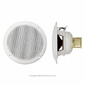 悅適影音教學導覽用品 PK-505SPIP/PK-505STIP 5吋防水吸頂喇叭/塑鋼面網一體成型/遊艇專用/台灣製造