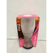 麥當勞限量可樂杯&世足杯  可口可樂 法國製造 限量版 可樂瓶造型玻璃杯 曲線杯 世足紀念杯 玻璃杯  汽水杯 2018