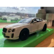 Bentley 賓利 1:24 珍珠白 仿真模型車 Welly 威利