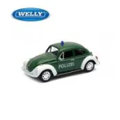 【WELLY 威利】4.75吋 福斯 Volkswagen Beetle 硬頂車型模型 42343CW(綠色)