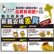 《彪彪五金》台灣製 3.5mm*2C 附燈大電流動力延長線 30/60/90/150尺 足蕊足長 延長線 動力延長線