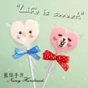 婚禮小物 卡娜赫拉巧克力棒  P助 粉紅兔兔 婚禮桌上禮 二次進場小物 喜糖  巧克力棒棒糖 生日分享禮 藍絲手作