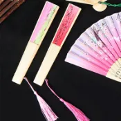 協貿國際日用品生活8館 扇子折扇中國風夏季日式古風古典舞蹈女式古裝折疊復古隨身小扇子