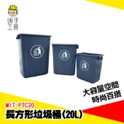 商用無蓋大垃圾桶 垃圾桶 分類垃圾桶 大垃圾桶 20公升垃圾桶 資源回收箱 垃圾桶20L 垃圾回收桶 MIT-PTC20