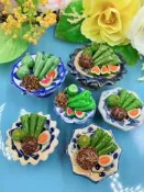 「還願佛牌」泰國 供奉 袖珍小供果 佛壇 必備 用品 佛教 用品 佛牌 檳榔