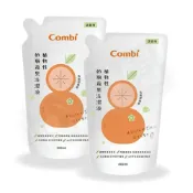 (店+)【Combi】植物性奶瓶蔬果洗潔液800ml補充包促銷組(1組2入/洗潔液)