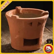 老式碳爐 傳統中式碳爐 圍爐煮茶 小煤爐 老式陶土炭爐炭爐煮茶紅泥圍爐煮茶一整套【宜家良品百貨】