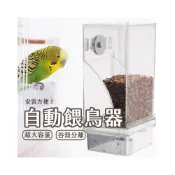 (店+)寵物自動餵食器 鸚鵡自動餵食器 鵪鶉飼料盒 鵪鶉 飼料盒 盧丁雞 鸚鵡 鸚鵡塑料盒 自動餵食器#鳥用餵食器