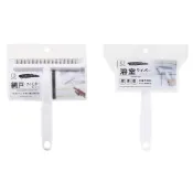 (店+)【小久保】日本 二合一鏡子 磁磚清潔刷 鏡面刮刀 刮水刷 玻璃擦 鏡面刷 海綿刷 紗窗刷 濾網刷