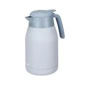 【THERMOS 膳魔師】淺墨藍不鏽鋼按壓式真空保溫壼1500ml(THS-1501-PBL)