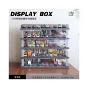 (店+)車模停車場場景1:64模型 多美卡玩具展示盒 小汽車收納盒 車模展示場景 風火輪展示盒 車模收納盒