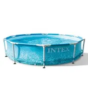 【INTEX】海濱圓形框架游泳池 305*76cm(4485L)適用6歲+ 15110170(28206NP)