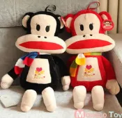 特價正品Paul Frank圍巾大嘴猴公仔娃娃毛絨玩具大號結婚生日禮物