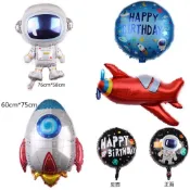 外太空氣球 太空人氣球 宇宙造型氣球 外太空主題氣球 鋁箔氣球 生日氣球 宇宙 氣球派對 寶寶周歲 抓週 生日佈置 慶生
