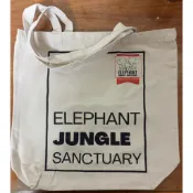 elephant jungle sanctuary 帆布袋 全新 36x27.5x12 cm