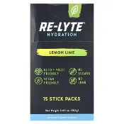 【iHerb】Redmond Trading Company, Re-Lyte® 補水，檸檬酸橙味，15 條，每條 0.24 盎司（6.8 克）