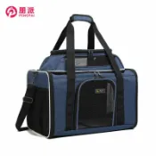 huangjinlang 【大容量透氣】貓包 寵物包 外出包 拉桿箱 寵物拉桿箱 可摺疊 車載寵物包 增高設計 透氣網窗 便攜出行 貓狗通用